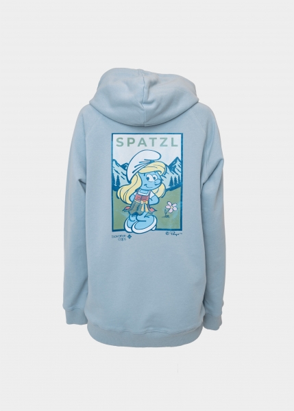 Hoodie "Schlumpfine" - hellblau